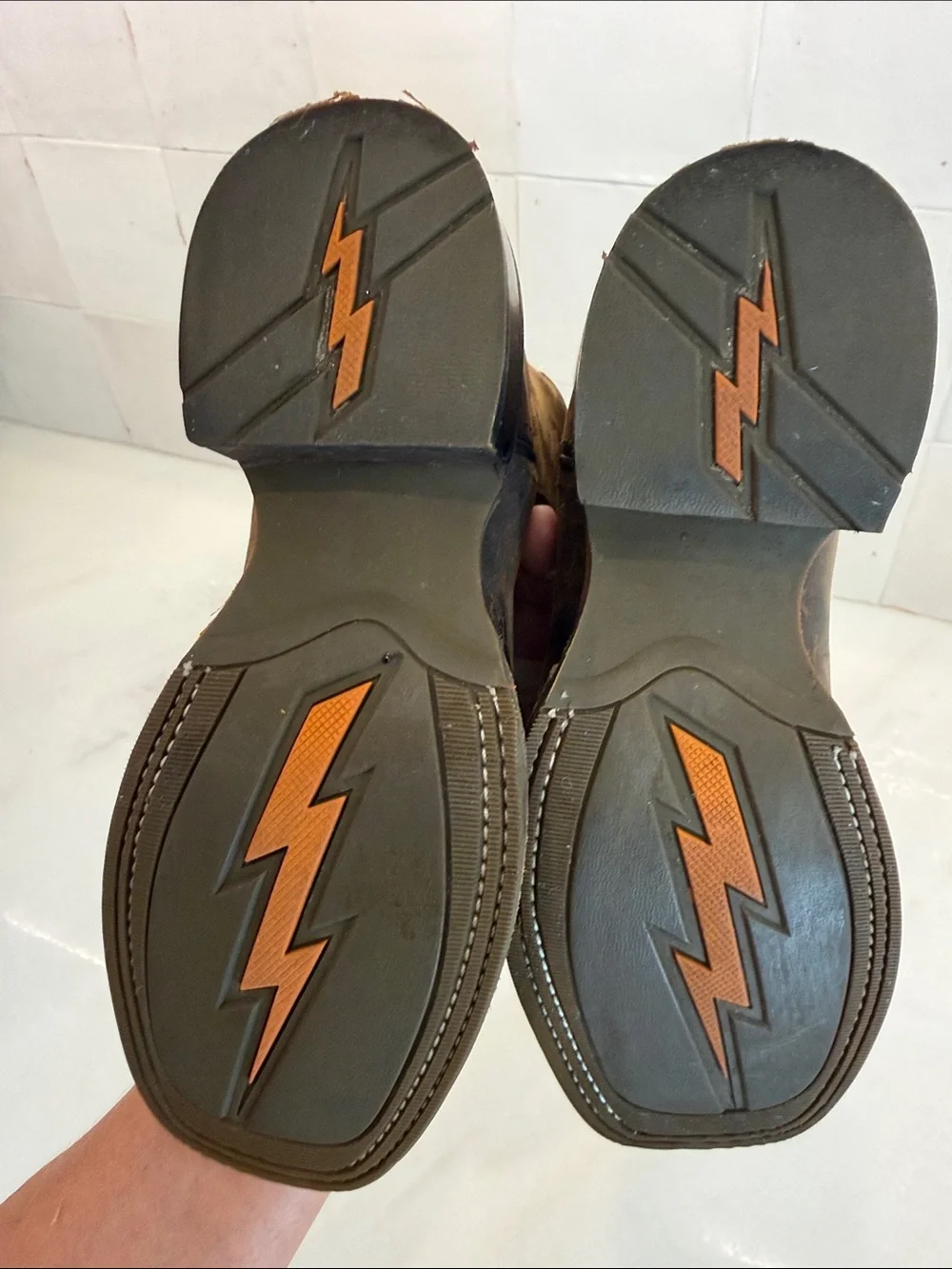 Kids Brown Western Pull-On Cowboy Boots